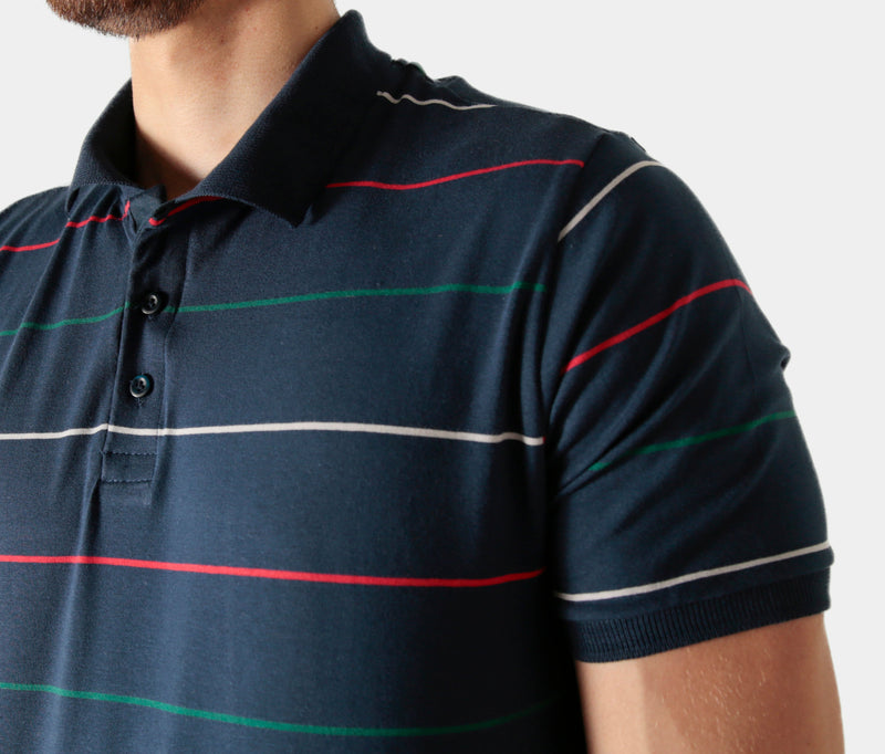 POLO PIQUET LISTRAS