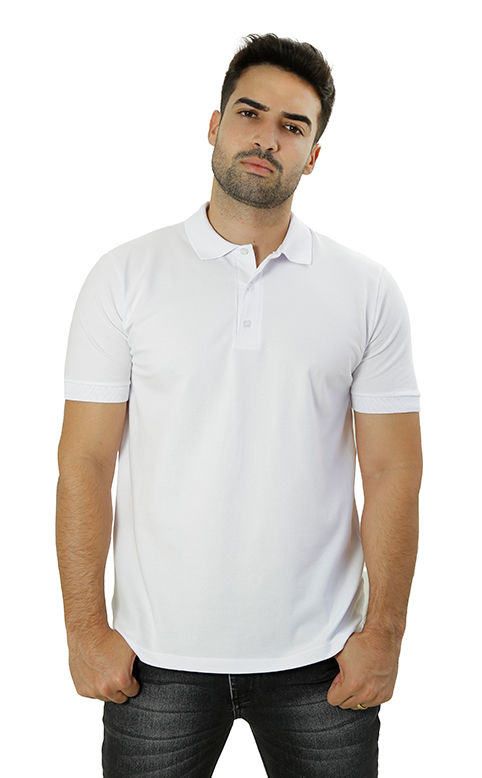POLO PIQUET PIMA COM ELASTANO LISA