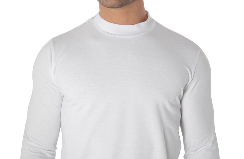 CAMISETA MANGA LONGA ALGODÃO EGÍPCIO GOLA ALTA