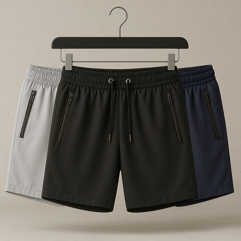 Kit 3 Shorts Seda Premium | Anti Suor, Não Amassa, Não Desbota –  Velluto Wear