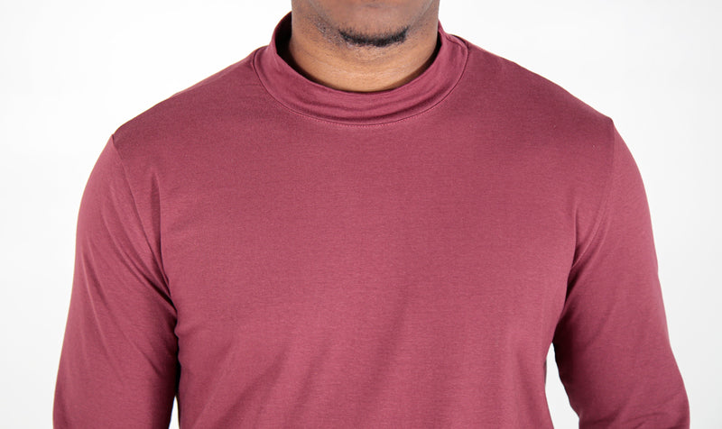 CAMISETA MANGA LONGA ALGODÃO EGÍPCIO GOLA ALTA