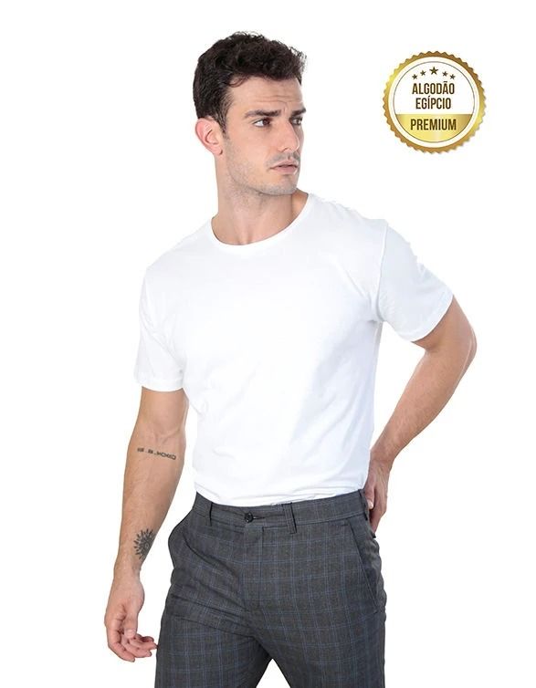 CAMISETA PREMIUM ALGODÃO EGÍPCIO
