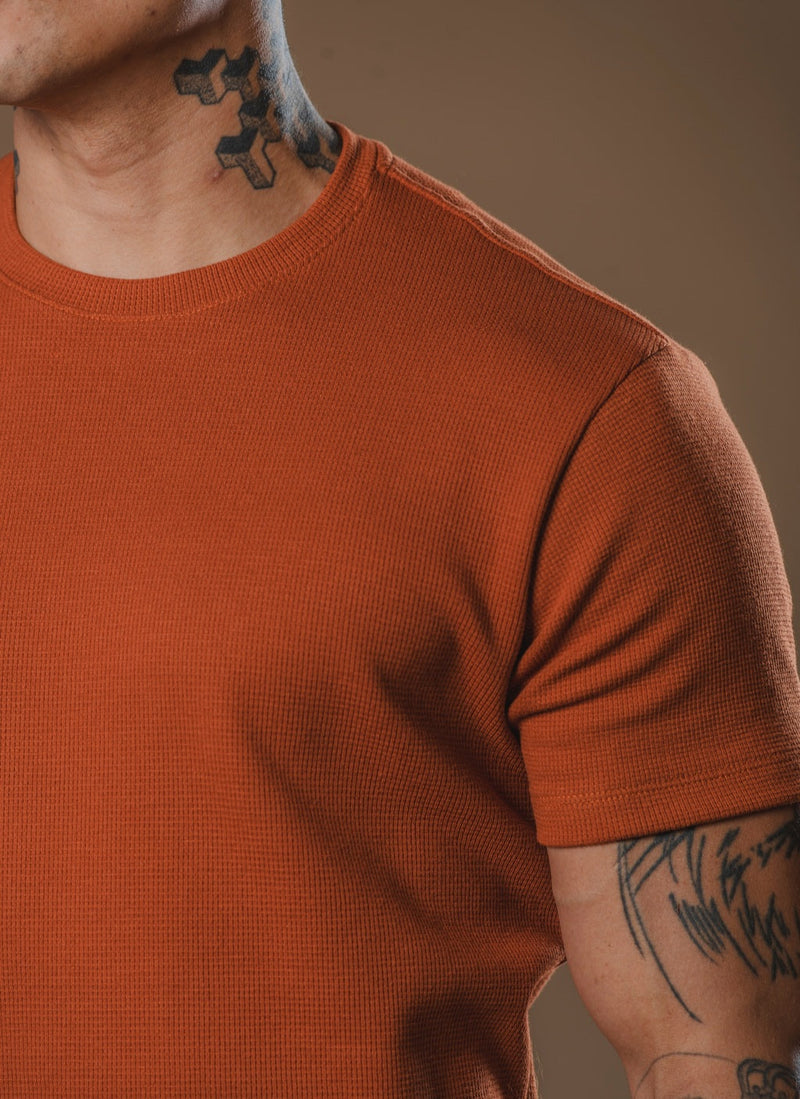 Kit com 5 Camisetas Texturizadas Malha Waffle - Não amassa, não desbota e 0 transparência