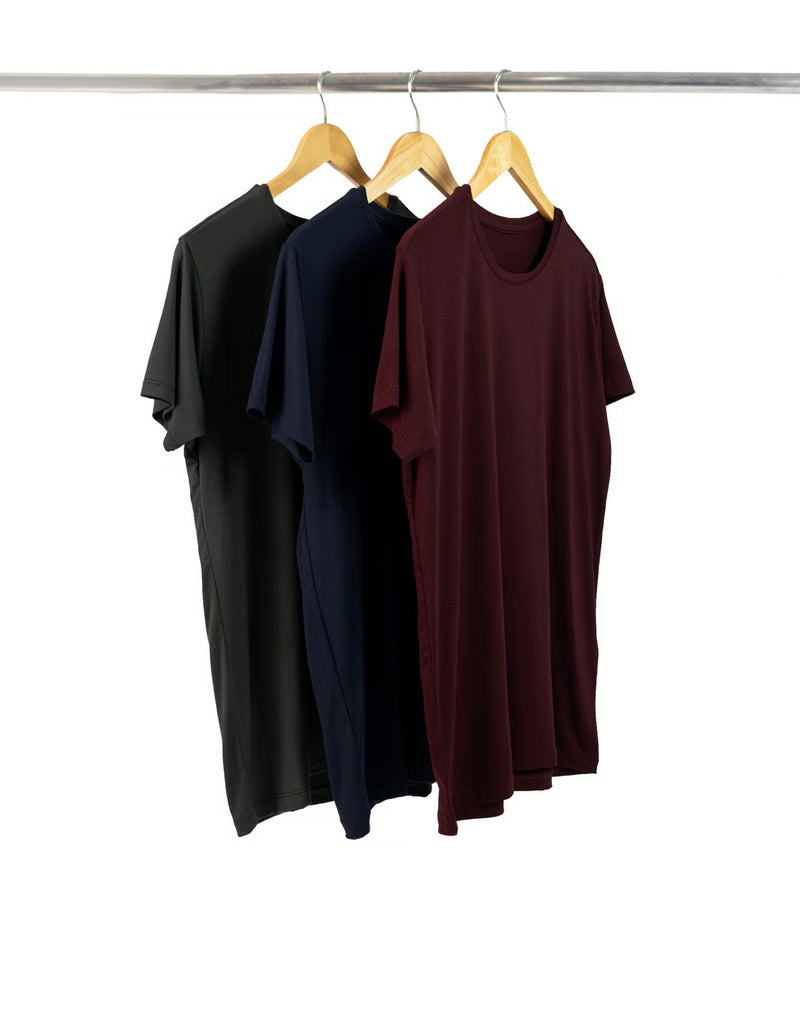 Kit 3 Camisetas Tech Modal Masculinas - Velutto Wear
