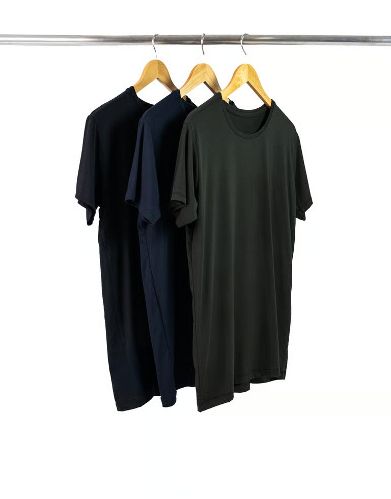 Kit 3 Camisetas Tech Modal Masculinas - Velutto Wear
