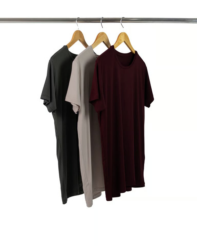 Kit 3 Camisetas Tech Modal Masculinas - Velutto Wear