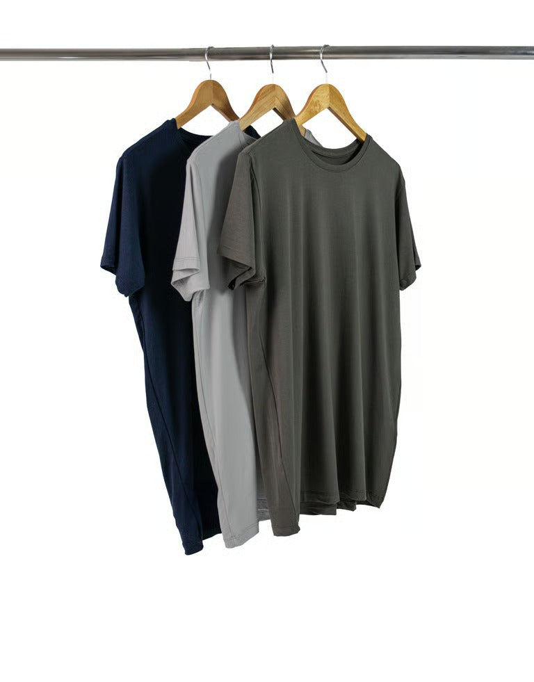 Kit 3 Camisetas Tech Modal Masculinas - Velutto Wear
