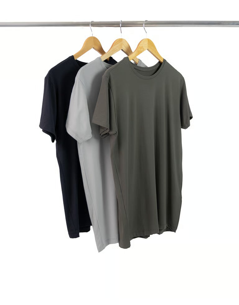 Kit 3 Camisetas Tech Modal Masculinas - Velutto Wear