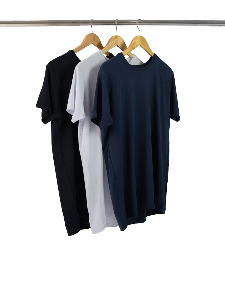 Kit 3 Camisetas Tech Modal Masculinas - Velutto Wear