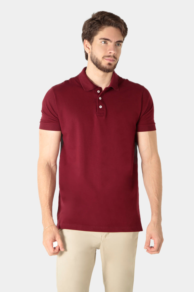 POLO COTTON PIMA COM ELASTANO LISA