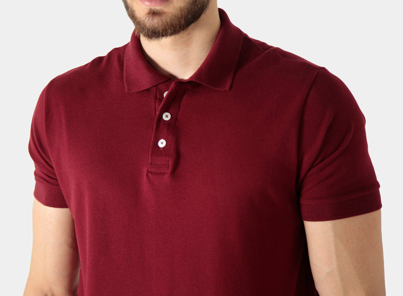 POLO COTTON PIMA COM ELASTANO LISA