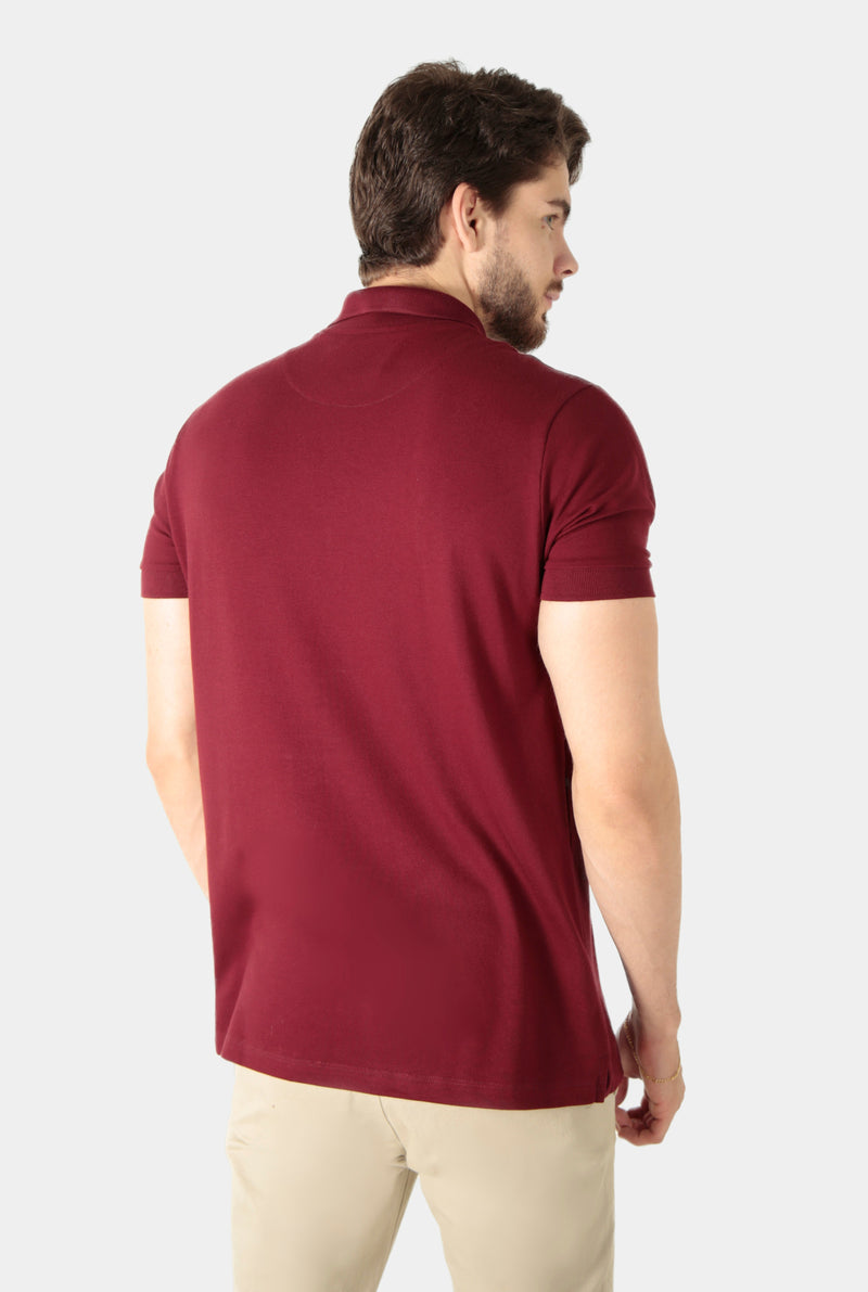 POLO COTTON PIMA COM ELASTANO LISA